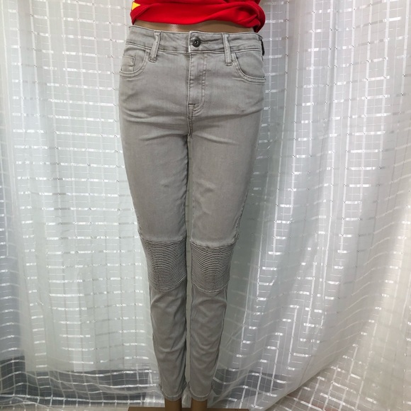 audrey moto detail skinny pant